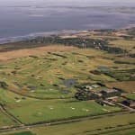 Golfplatz des Golfclubs auf Sylt (Luftaufnahme)