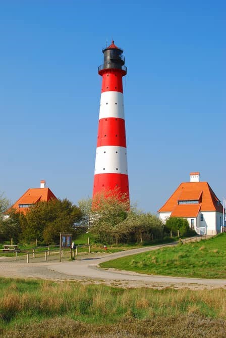Leuchtturm Westerheversand in Eiderstedt